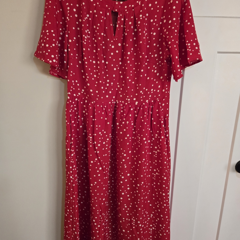 Red Polka Dot Dress